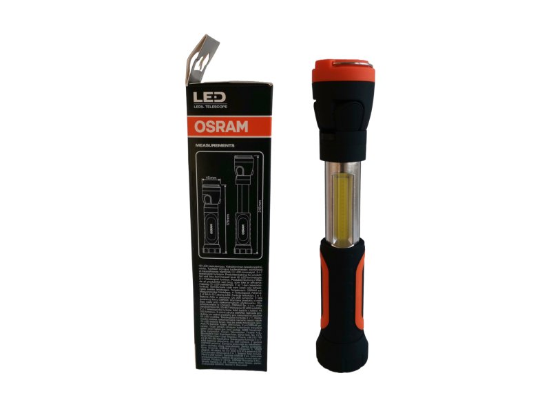 Preview: OSRAM 2in1 LED ausziehbare Taschenlampe / Inspektionslampe LEDinspect Ledil481